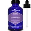 Lavender Essential Oil, Food Grade, for Drinks, Skin, Hair  100% Pure, Lavender Oil, by Zongle Therapeutics, 4 OZ view 1
