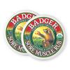 Badger Sore Muscle Rub, 100% Organic Sore Muscle Cream, Cayenne & Ginger Warming Sore Muscle Relief, Recovery & Relaxation, Long Lasting, Great Smelling, 2 oz Tin, 2-Pack view 1