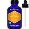 Organic, Orange Essential Oil, Food Grade, for Baking, Skin  100% Pure, Wild, Orange Oil, Safe for Ingestion, by Zongle Therapeutics, 4 OZ view 1