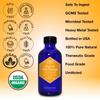 Organic, Orange Essential Oil, Food Grade, for Baking, Skin  100% Pure, Wild, Orange Oil, Safe for Ingestion, by Zongle Therapeutics, 4 OZ view 3