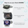 iSonic DS400B (PET) Miniaturized Commercial Ultrasonic Denture/Aligner/Retainer Cleaner, Burs and Files for dental offices, 110V 50W view 4