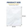 Better crafts 20 x 30 Inch Cellophane Bags, 100 Pack Clear Treat Bags For Basket Wrapping & Food Storage view 2