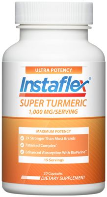 Instaflex Super Turmeric - 1000mg Turmeric Curcumin with BioPerine, Black Pepper Extract, 95% Curcuminoids, 30 Count