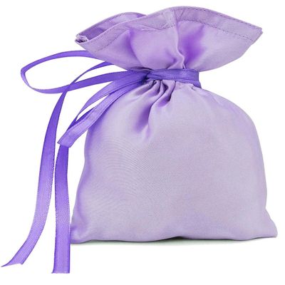 Darling Souvenir 50 Satin Drawstring Gift Pouch Small Wedding Party Favors Bag - 4" x 6.5" inches Baby Shower Thank You Pouches- Lavender