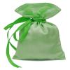 Darling Souvenir 50 Satin Drawstring Gift Pouch Small Wedding Party Favors Bag - 4" x 6.5" inches Baby Shower Thank You Pouches- Mint Green view 1