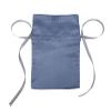 Darling Souvenir 50 Satin Drawstring Gift Pouch Small Wedding Party Favors Bag - 4" x 6.5" inches Baby Shower Thank You Pouches- Gray view 2