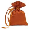Darling Souvenir 50 Satin Drawstring Gift Pouch Small Wedding Party Favors Bag - 4" x 6.5" inches Baby Shower Thank You Pouches- Rust Orange view 1
