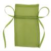 Darling Souvenir 50 Organza Drawstring Gift Pouch Small Wedding Party Favors Bag 4 x 6.5 inches Baby Shower Thank You Pouches- Green view 2