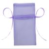 Darling Souvenir 50 Organza Drawstring Gift Pouch Small Wedding Party Favors Bag 4 x 6.5 inches Baby Shower Thank You Pouches- Lavender view 2