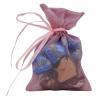 Darling Souvenir 50 Organza Drawstring Gift Pouch Small Wedding Party Favors Bag 4 x 6.5 inches Baby Shower Thank You Pouches- Dirty Purple view 1