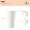 [1000 COUNT]Harvest Pack 16 oz White Single Wall Disposable Paper Cups - Hot Drinks Water Coffee Tea Cocoa Cafe Cappuccino Espresso Latte Chocolate view 2