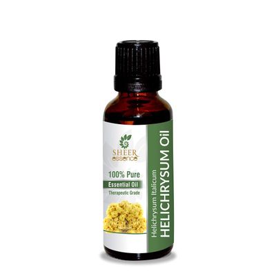 Sheer Essence Helichrysum Essential Oil 15 ML (0.51 Fl.OZ) | 100% Pure Natural Undiluted Uncut Therapeutic Grade Helichrysum Italicum Essential Oil
