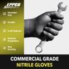 EPPCO LionGrip 7-Mil Black Nitrile Gloves Disposable Powder Free, Latex Free Textured Superior Grip Glove for Mechanics, Auto-motive, Industrial Work, XXL, Box of 90 view 3
