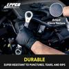 EPPCO LionGrip 7-Mil Black Nitrile Gloves Disposable Powder Free, Latex Free Textured Superior Grip Glove for Mechanics, Auto-motive, Industrial Work, XXL, Box of 90 view 4