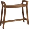 AquaTeak Patented Asia Ascend Estate Teak Shower Bench with Elevated Height view 1