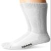 Top Flite Men's Diabetic Non-Binding Cushion Crew Ultra Dri Socks 2 Pair Pack, White, Large view 1