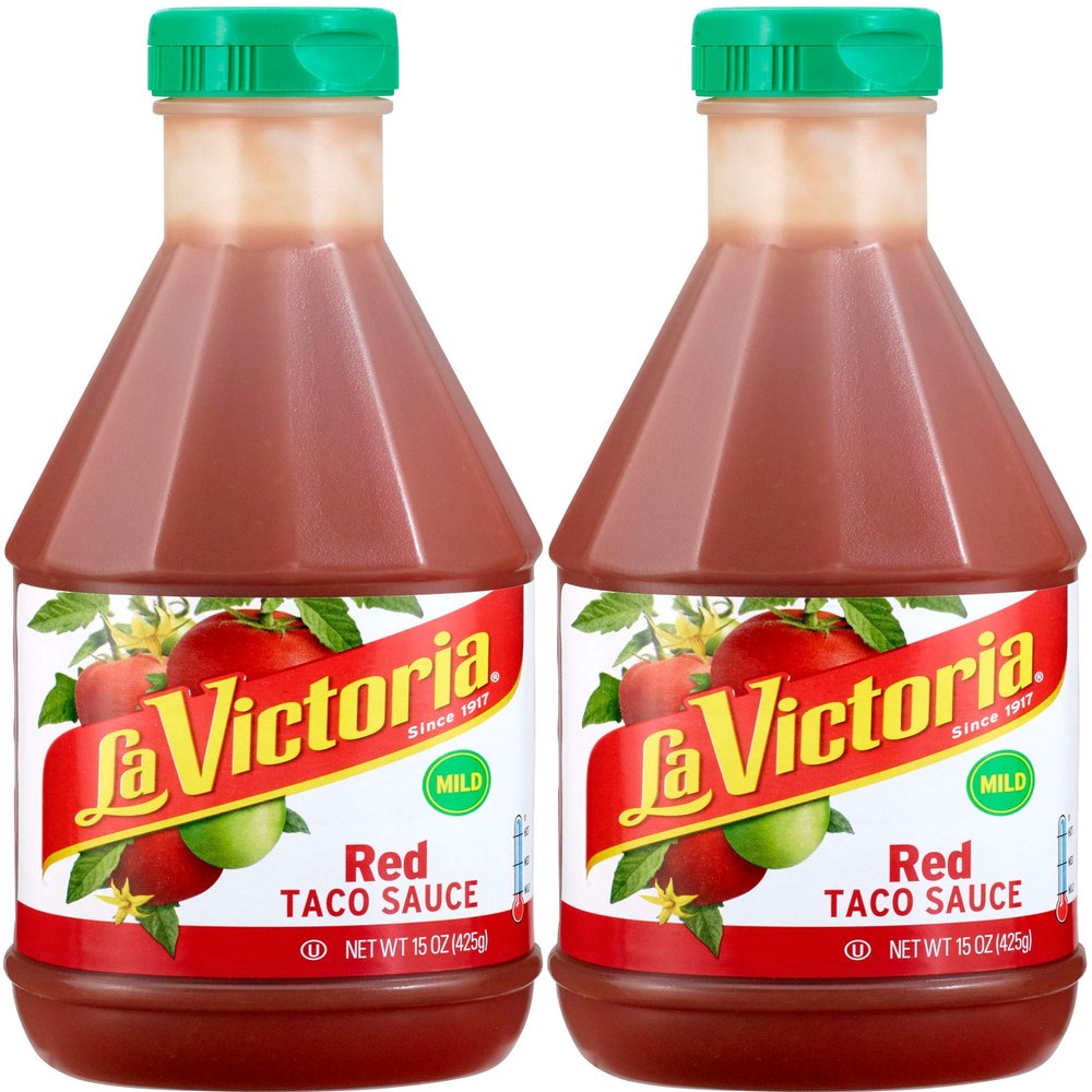 La Victoria Red Taco Sauce Mild, 15 oz. (Pack of 2)