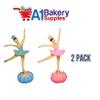 Ballerina Ballet Cupcake Toppers Cake Decoations 24 Pack A1 bakery supplies view 2
