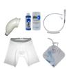 Afex Night Time Incontinence Management System - Incontinence Supplies with Standard Briefs with High Style Receptacle, Accessories & Extra Capacity Bed Bag - XL (for 40-42 Waist) view 1