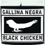 INDIO Black Chicken Black Candle - Silkscreen 1 Color 7 Day