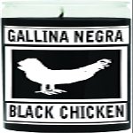 INDIO Black Chicken Black Candle - Silkscreen 1 Color 7 Day
