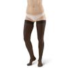 Ames Walker AW 257 Microfiber Opaque Thigh High w/Dot Silicone Band 15-20 mmHg Black M view 4