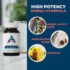 Ayush Herbs High Omega 3 - Omega 3 Fish Oil, 1000mg Per Capsule, EPA & DHA Fish Oil Supplement for Women & Men, Natural Lemon Flavor - 60 Softgel Capsules (1 Count) view 4