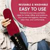 Snook Ease Heated Insoles Shoe Warmer Inserts - Foot & Toe Warmers for Winter, Microwavable Insoles for Men, Reheatable & Washable Fits All Footwear Slippers, Socks, Boots Cut to Size, Made in USA view 2