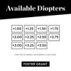 Foster Grant Gideon Fold Flat Reading Glasses, Black/Transparent, 64 mm, +2.50 view 4
