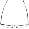 Foster Grant Gideon Rectangular Reading Glasses, Brown/Transparent, 64 mm, +2.50 view 4
