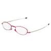 Foster Grant Women's Gideon Rectangular Reading Glasses, Magenta/Transparent, 64 mm, +2.50 view 1