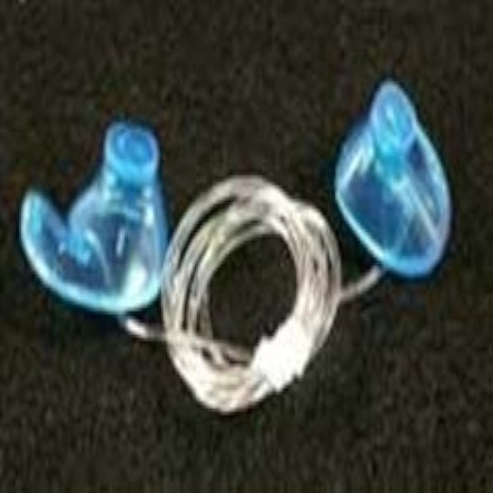 Doc's Proplugs Medical Grade Ear Plugs - Non Vented for Noise Protection - Medium, Blue