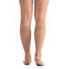 EvoNation Womens Sheer 20-30 mmHg Compression Stockings  Knee High Open Toe Support for Swelling, Varicose Veins, DVT, Flight Travel, Circulation and Pain Relief  Sheer, Firm Fit  Made in USA view 3