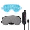 Heated Eye Mask for Dry Eyes Heating Eye Mask Electric USB Warm Eye Compress with Temperature&Timer Control Relieve Dry Eyes Fade Black Eye Blepharitis Tired Eyes Puffy Eyes view 1