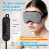 Heated Eye Mask for Dry Eyes Heating Eye Mask Electric USB Warm Eye Compress with Temperature&Timer Control Relieve Dry Eyes Fade Black Eye Blepharitis Tired Eyes Puffy Eyes view 2