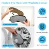 Heated Eye Mask for Dry Eyes Heating Eye Mask Electric USB Warm Eye Compress with Temperature&Timer Control Relieve Dry Eyes Fade Black Eye Blepharitis Tired Eyes Puffy Eyes view 3
