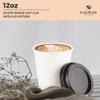 [1000 COUNT]Harvest Pack 12 oz White Single Wall Disposable Paper Cups - Hot Drinks Water Coffee Tea Cocoa Cafe Cappuccino Espresso Latte Chocolate view 3