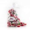 Christmas Chocolate Santas Wrapped In Colorful Italian Foil Designs - 1 Pound of Thompson Premium Milk Chocolate view 1