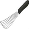 Fish Spatula, 6.5' Blade, Black PP Handle view 1