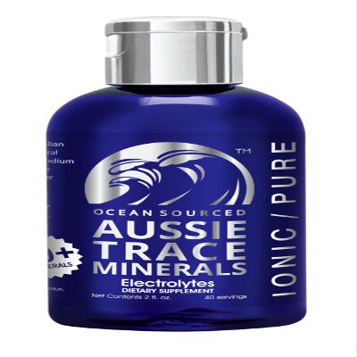 Aussie Trace Minerals - Magnesium Rich, Low Sodium, Complete Electrolyte Drops for Hydration, Energy & Recovery - 2oz / 60ml Liquid Supplement - Vegan, Keto Friendly