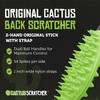 Cactus Scratcher Original Back Scratcher - 2-Sided Back Scratching Tool for Hard-to-Reach Area, Durable 45" Strap with Ball Handles for Towel Like Operation, Universal Gifts for Men and Women, Green view 2