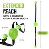 Cactus Scratcher Original Back Scratcher - 2-Sided Back Scratching Tool for Hard-to-Reach Area, Durable 45" Strap with Ball Handles for Towel Like Operation, Universal Gifts for Men and Women, Green view 4