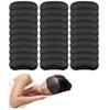 Eye Mask Sleep Masks Sleeping Mask Blindfold Eye Cover Team Building Games Party with Nose Pad and Adjustable Strap for Women Men Kids 4 Layers Black (30 Pack) view 1