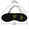 Eye Mask Sleep Masks Sleeping Mask Blindfold Eye Cover Team Building Games Party with Nose Pad and Adjustable Strap for Women Men Kids 4 Layers Black (30 Pack) view 4