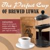 Wild Kopi Luwak, the Worlds Most Exclusive Coffee, Sustainably Sourced From Sumatra, Indonesia (100gr / 3.5oz) view 4