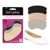 Foot Petals Womens Back of Heel Cushion Inserts, Heel Protectors, Comfortable Heel Grip for Pain Relief and Sizing, 3 Pair, Combo view 1