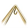 Finest Quality 51 Degree 9" 24k Gold-Plated Copper Meditation Pyramid for Healing view 3
