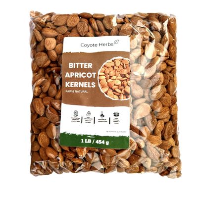 Apricot kernels/natural/raw/bitter apricot kernel seeds/Vitamin b17/Certified/ 1 POUND (16 OZ)