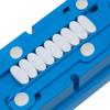Multiple Pill Splitter. Original Patented Design, with Accurate Pill Alignment, Sturdy Cutting Blade and Blade Guard, for Splitting and Quartering Round or Oblong Pills.US Patent No. 9,827,165. view 3