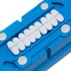 Multiple Pill Splitter. Original Patented Design, with Accurate Pill Alignment, Sturdy Cutting Blade and Blade Guard, for Splitting and Quartering Round or Oblong Pills.US Patent No. 9,827,165. view 4